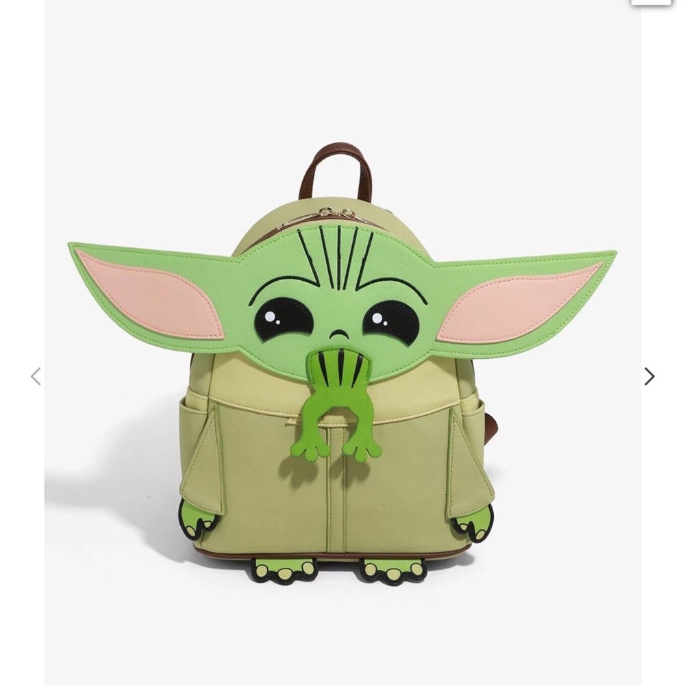Star Wars Mandalorian The child baby Yoda frog backpack